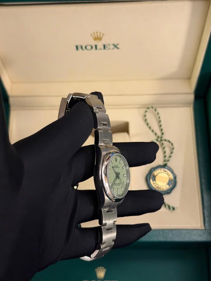 Rolex | Oyster Perpetual | 67480 | Steel | 31 mm | Steel | Green | Automatic