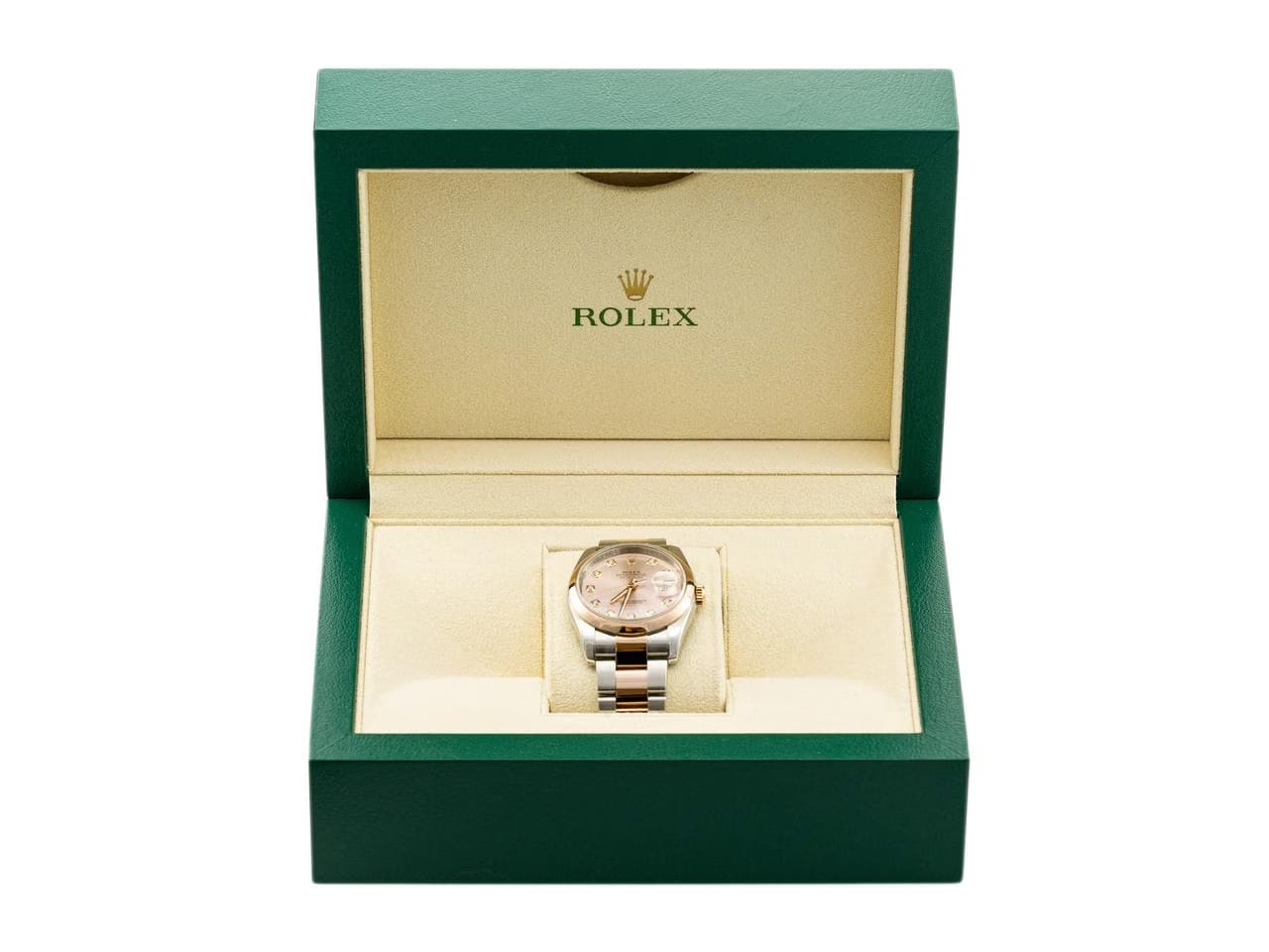 Rolex | Datejust | 116201 | Gold/Steel | 36 mm | Gold/Steel | Pink | Automatic