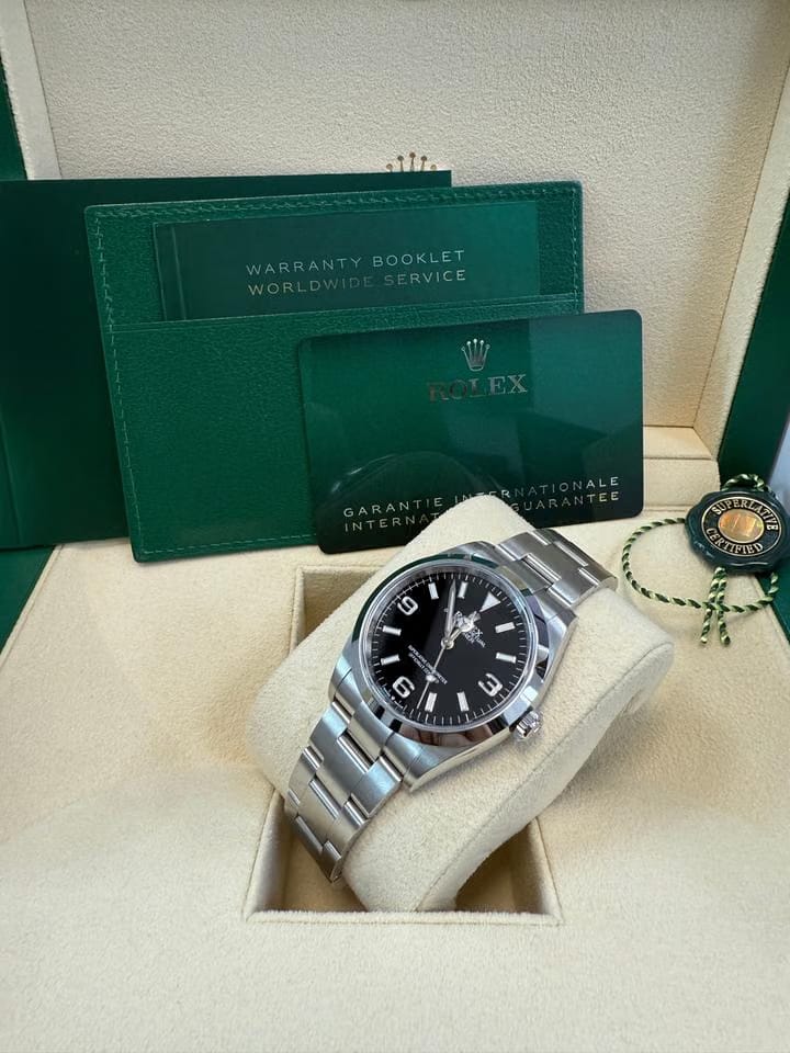 Rolex | Explorer | 124270 | Steel | 50 x 36 mm | Steel | Black | Automatic