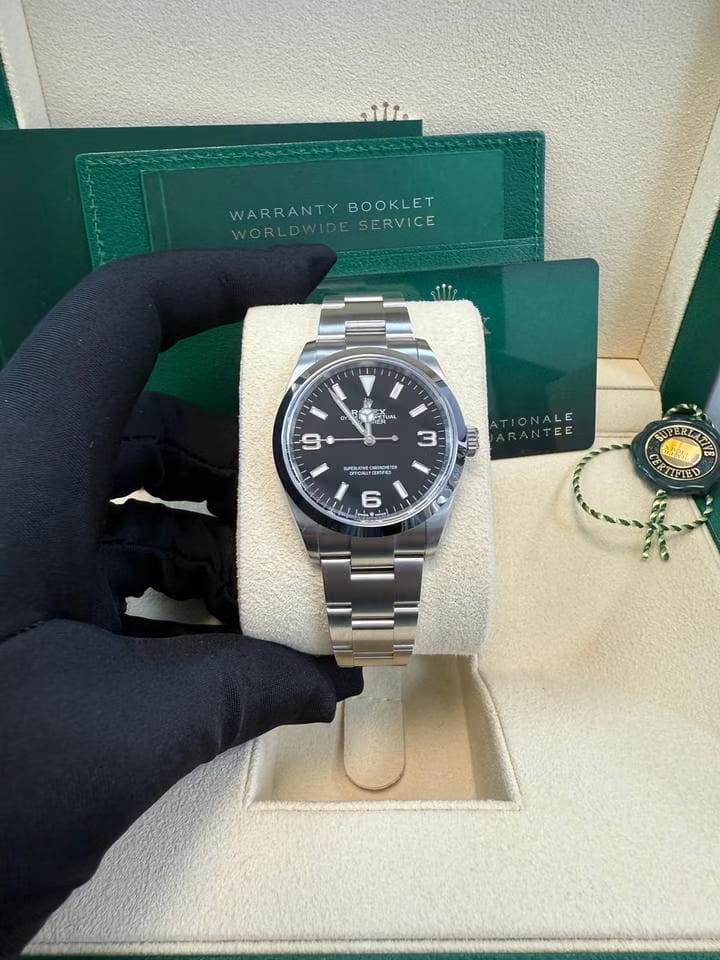 Rolex | Explorer | 124270 | Steel | 50 x 36 mm | Steel | Black | Automatic