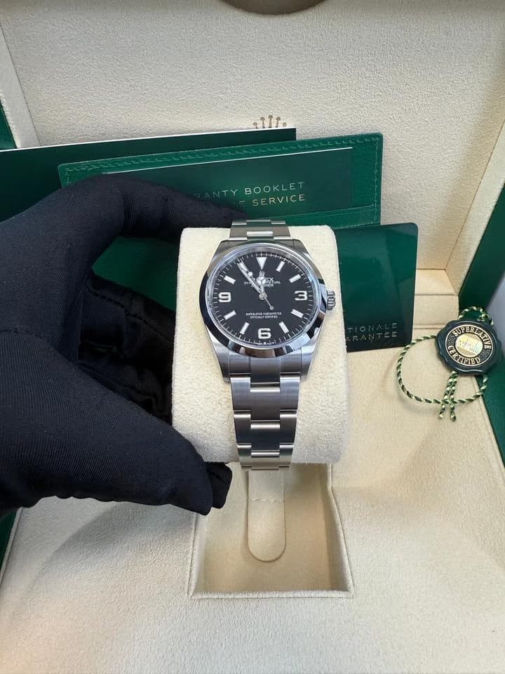 Rolex | Explorer | 124270 | Steel | 50 x 36 mm | Steel | Black | Automatic