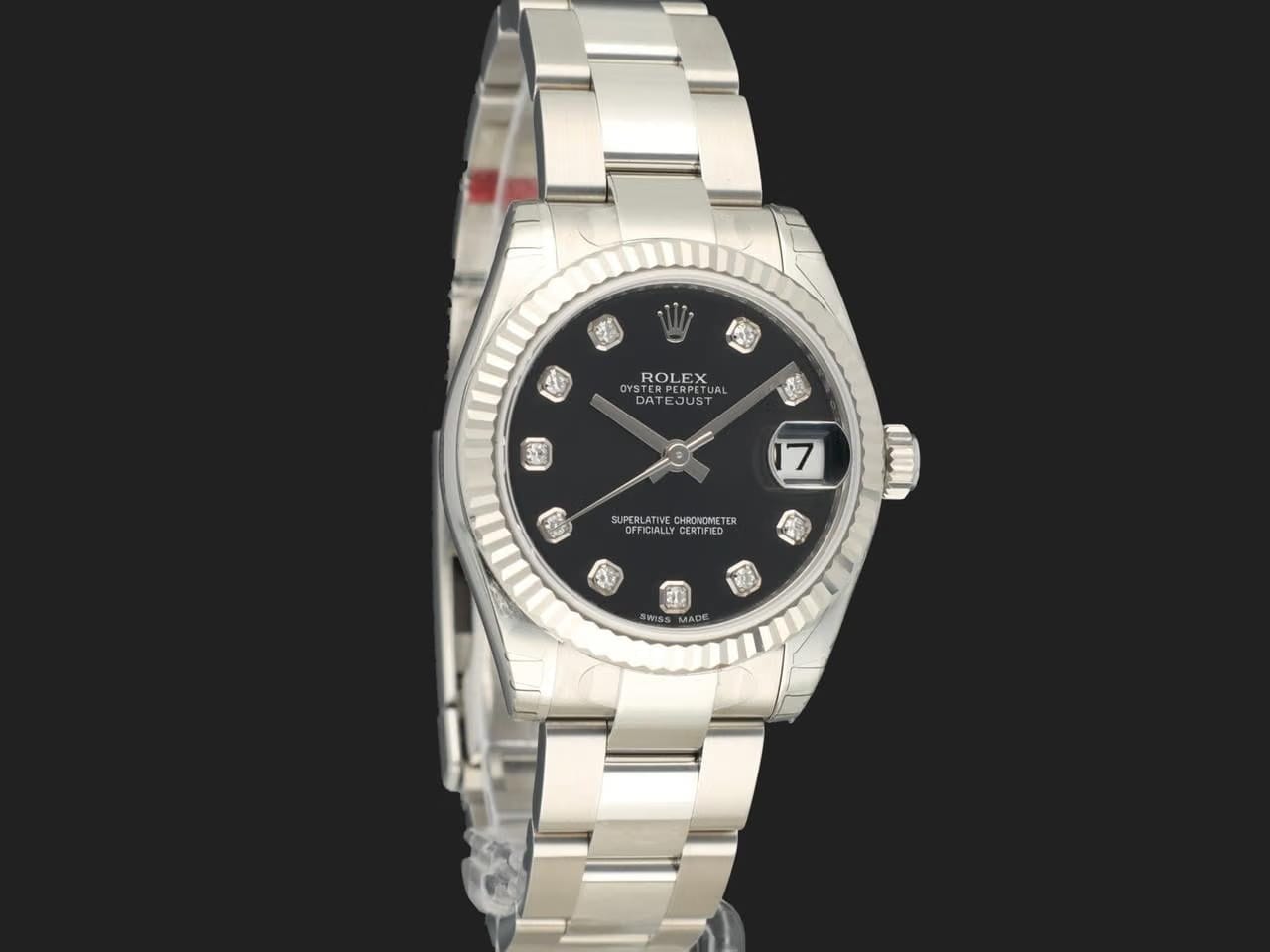 Rolex | Datejust | 178274 | Steel | 31 mm | Steel | Black | Automatic