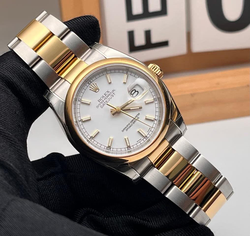 Rolex | Datejust | 116203-0124 | Gold/Steel | Gold/Steel | White | Automatic