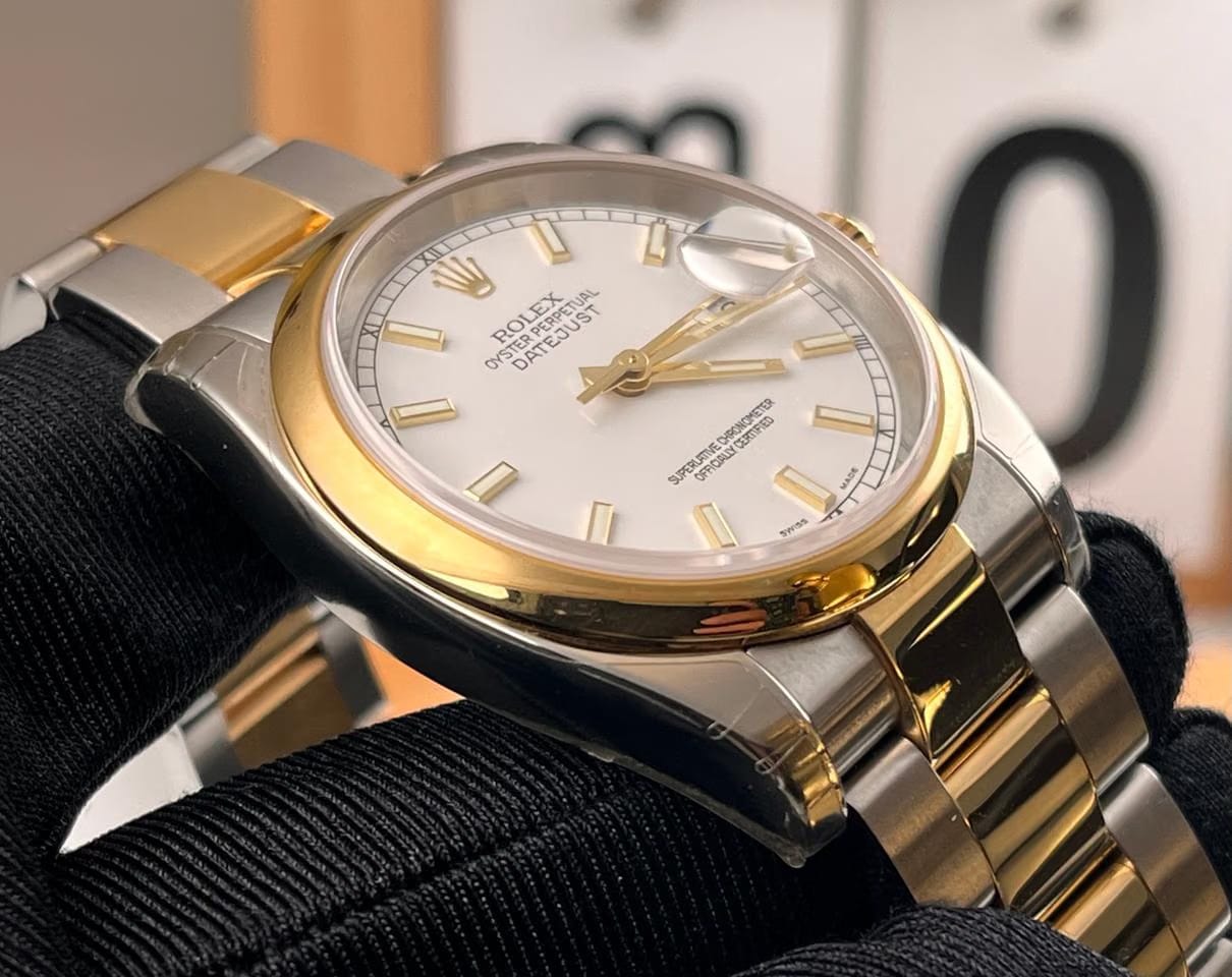 Rolex | Datejust | 116203-0124 | Gold/Steel | Gold/Steel | White | Automatic