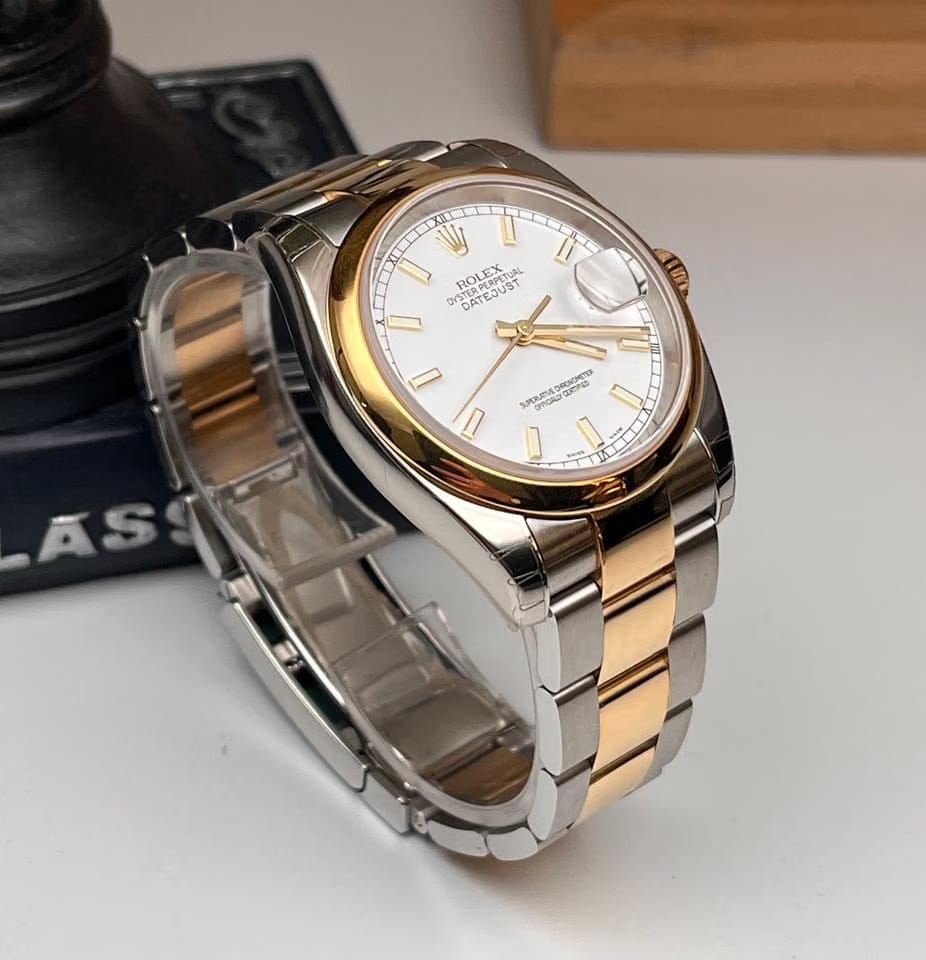 Rolex | Datejust | 116203-0124 | Gold/Steel | Gold/Steel | White | Automatic