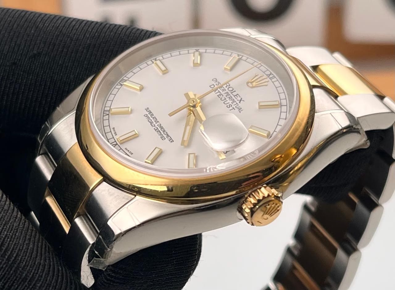 Rolex | Datejust | 116203-0124 | Gold/Steel | Gold/Steel | White | Automatic