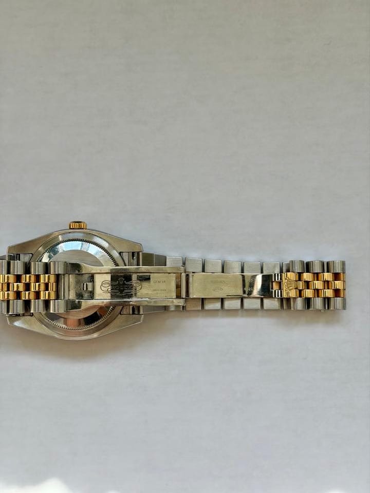 Rolex | Datejust | 116233 | Yellow gold | 36 mm | Gold/Steel | Champagne | Automatic