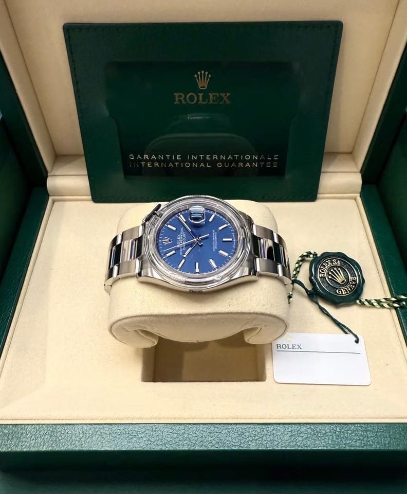 Rolex | Datejust | 126200 2025 New Unworn, Stickered | Steel | 36 mm | Steel | Blue | Automatic