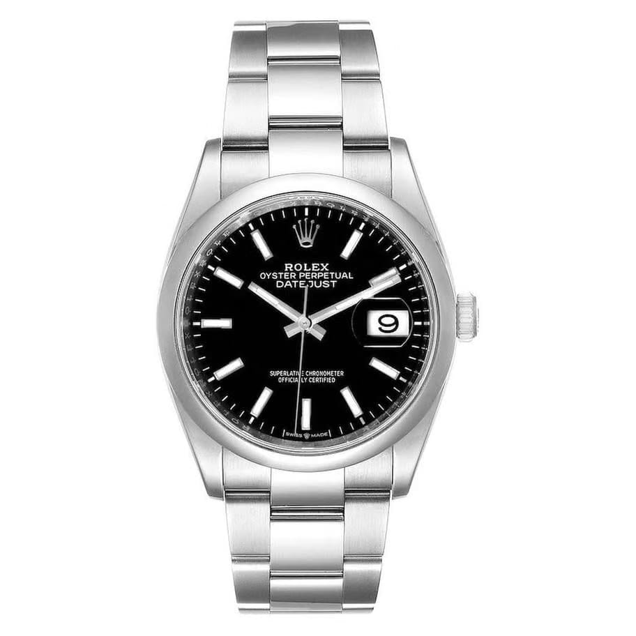 Rolex | Datejust | 126200-0004 | Steel | 36 mm | Steel | Black | Automatic