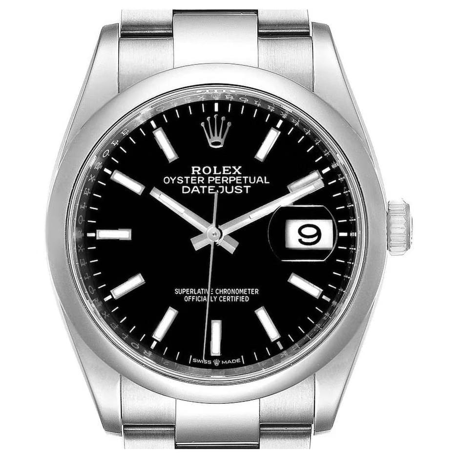 Rolex | Datejust | 126200-0004 | Steel | 36 mm | Steel | Black | Automatic