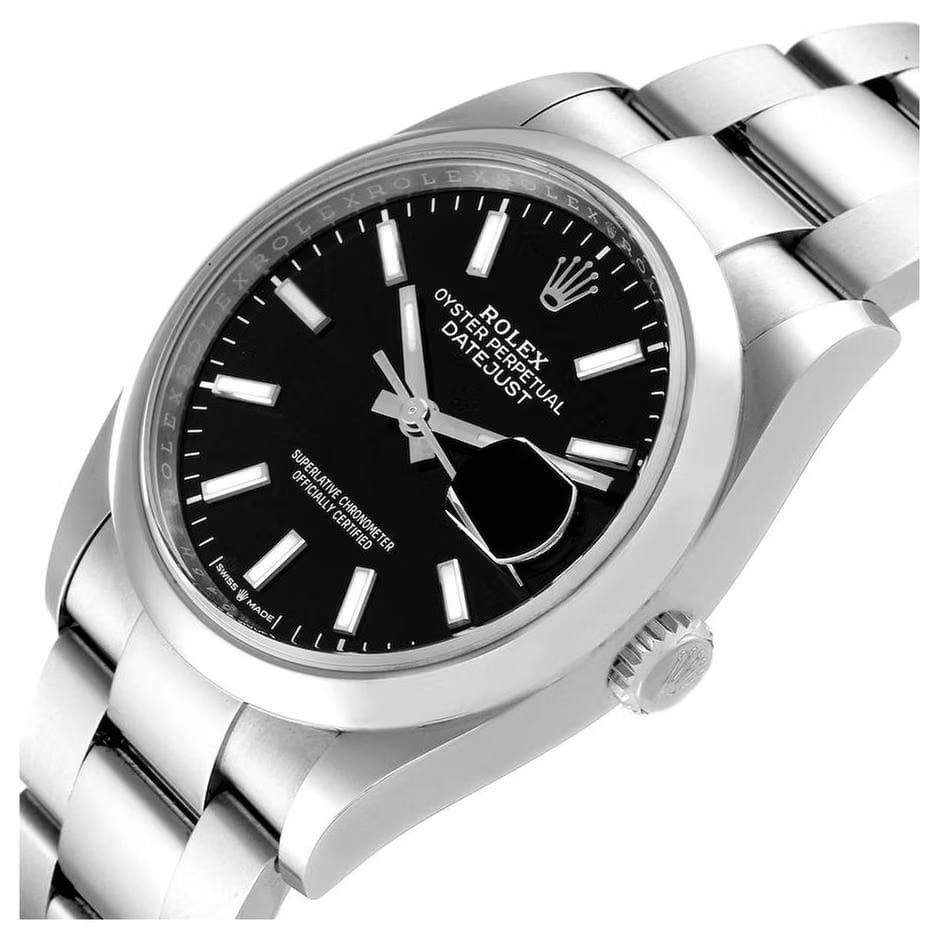 Rolex | Datejust | 126200-0004 | Steel | 36 mm | Steel | Black | Automatic