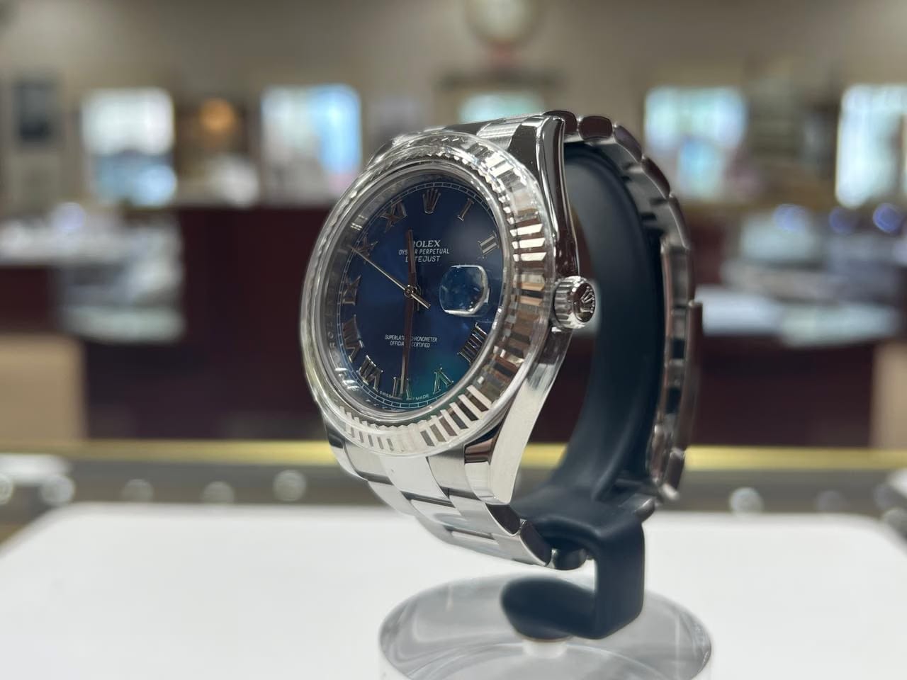 Rolex | Datejust | 116334 | Steel | 41 mm | Steel | Blue | Automatic