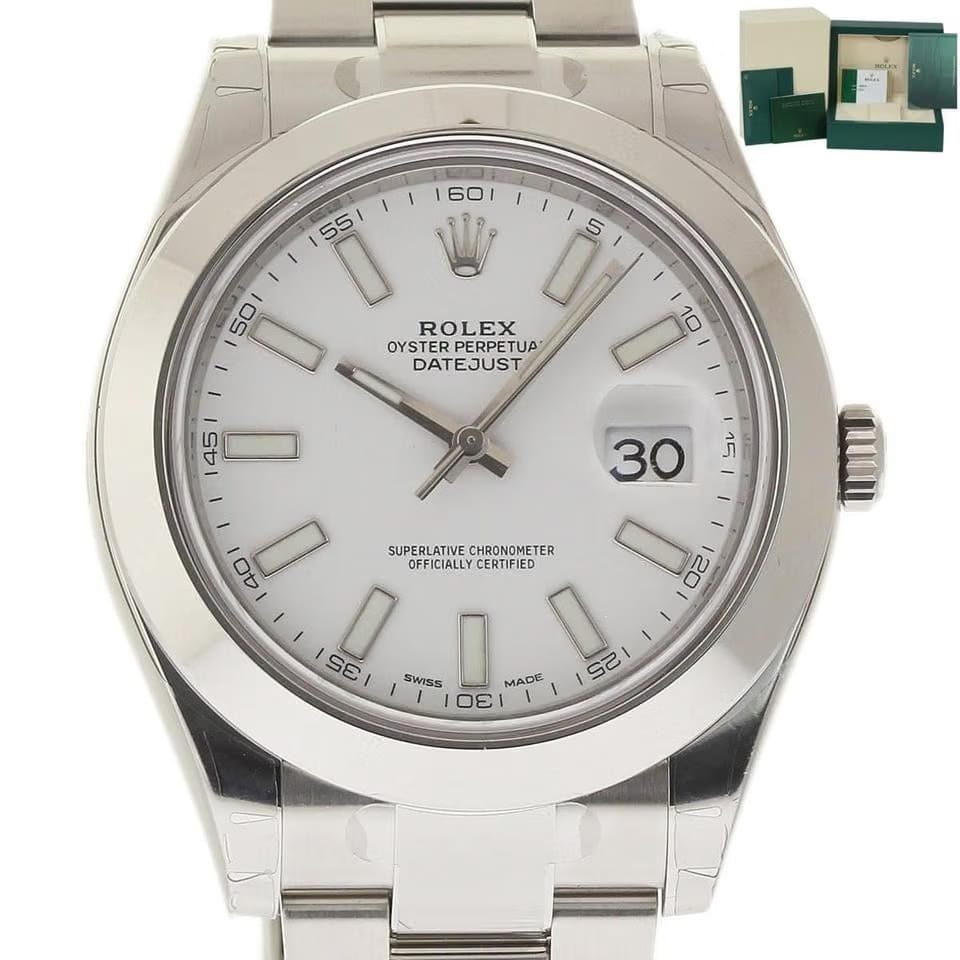 Rolex | Datejust | 116300 | Steel | 41 mm | Steel | White | Automatic
