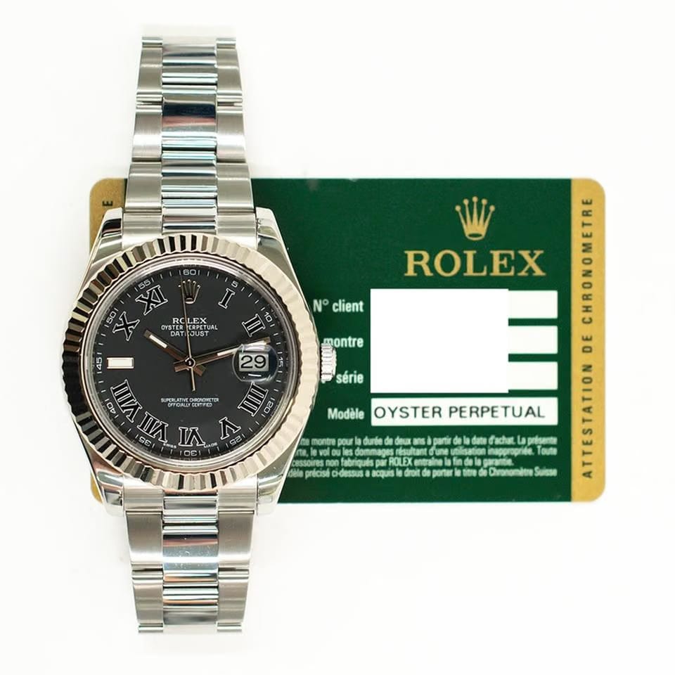 Rolex | Datejust | 116334 | Steel | 41 mm | Steel | Black | Automatic