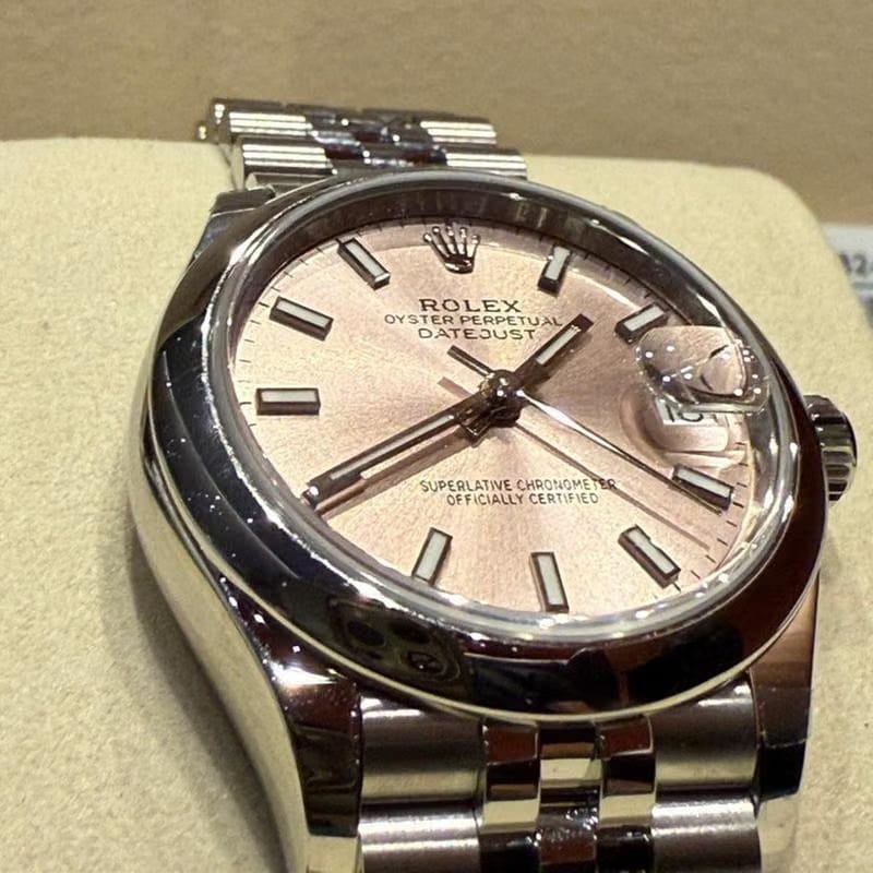 Rolex Lady-Datejust31mm Lady-Datejust Pink Dial Jubilee Bracelet Unworn Full Set