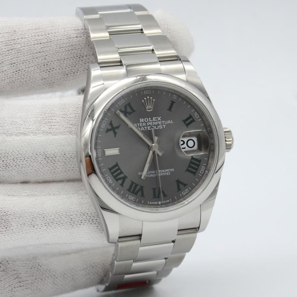 Rolex | Datejust | 126200-0002 | Steel | 36 mm | Steel | Grey | Automatic