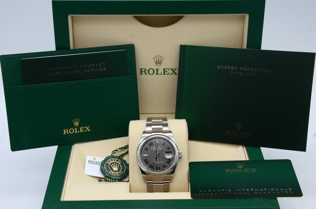 Rolex | Datejust | 126200-0002 | Steel | 36 mm | Steel | Grey | Automatic