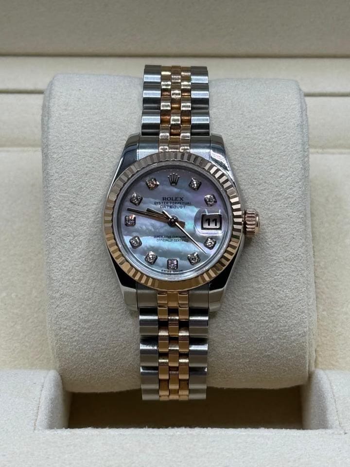 Rolex | Datejust | 179171 | Gold/Steel | 26 mm | Gold/Steel | Mother of pearl | Automatic