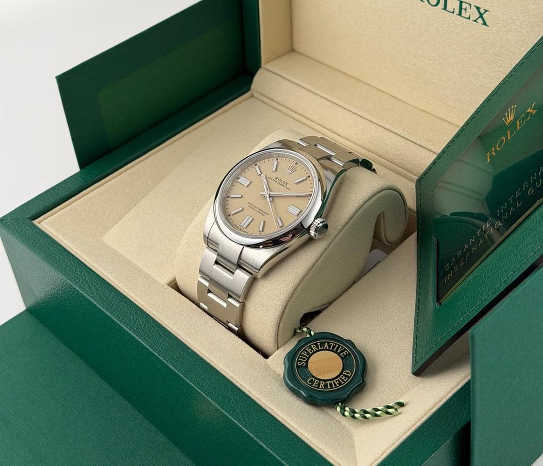 Rolex | Oyster Perpetual | 134300 | Steel | 41 x 47 mm | Steel | Champagne | Automatic