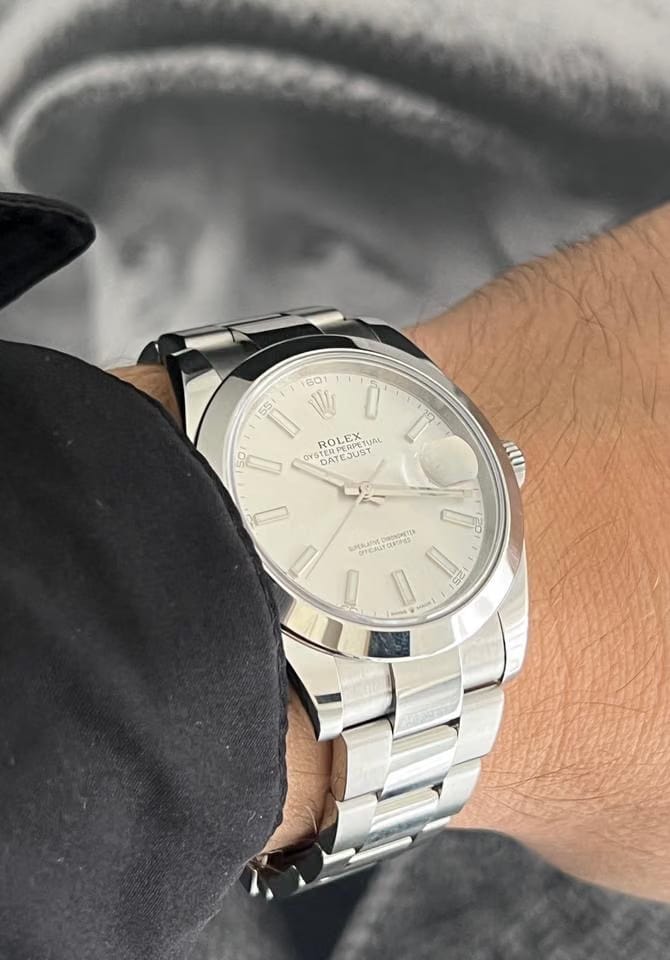 Rolex | Datejust | 126300 | Steel | 41 mm | Steel | Silver (solid) | Automatic