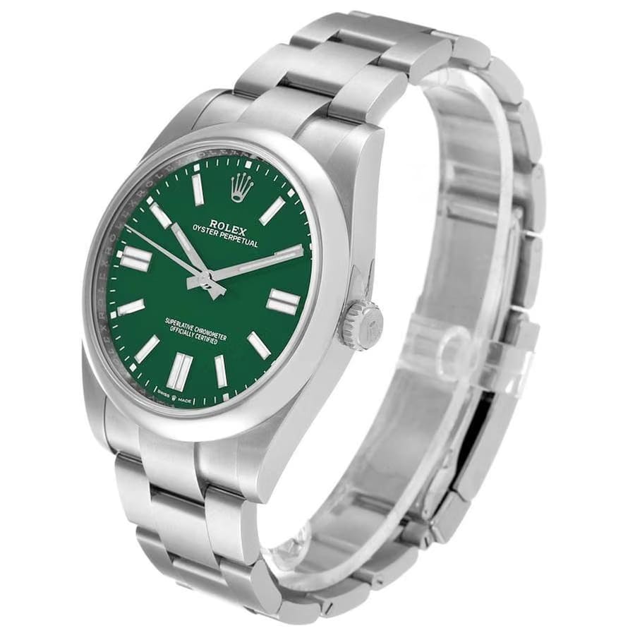 Rolex | Oyster Perpetual | 124300-0005 | Steel | 41 mm | Steel | Green | Automatic