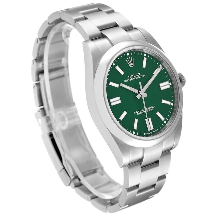 Rolex | Oyster Perpetual | 124300-0005 | Steel | 41 mm | Steel | Green | Automatic