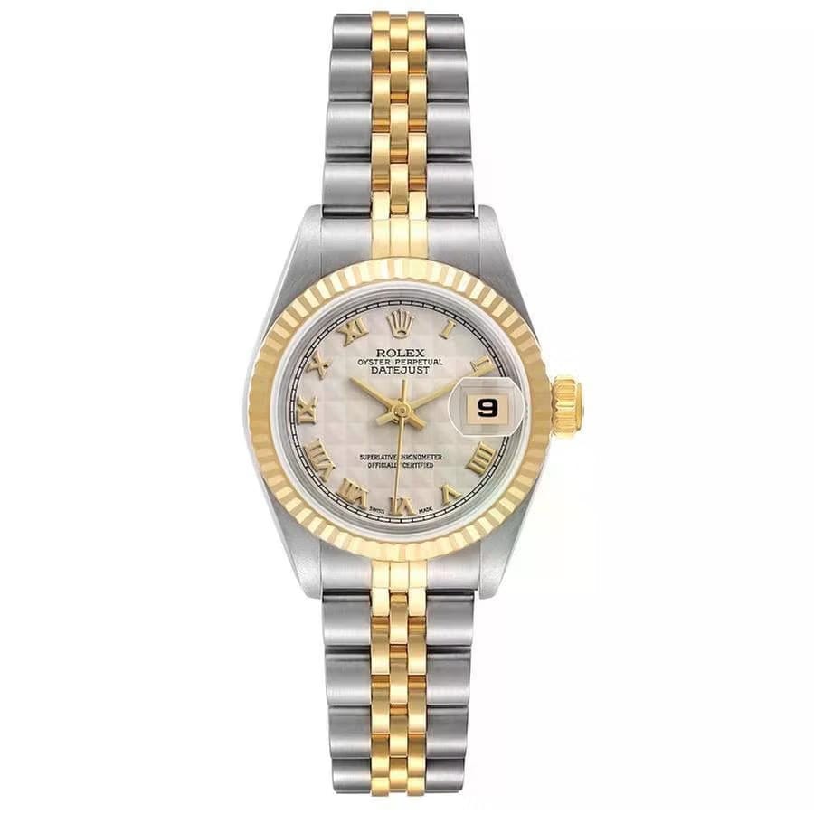 Rolex | Datejust | 69173 | Yellow gold | 26 mm | Gold/Steel | White | Automatic