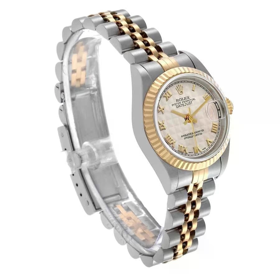 Rolex | Datejust | 69173 | Yellow gold | 26 mm | Gold/Steel | White | Automatic