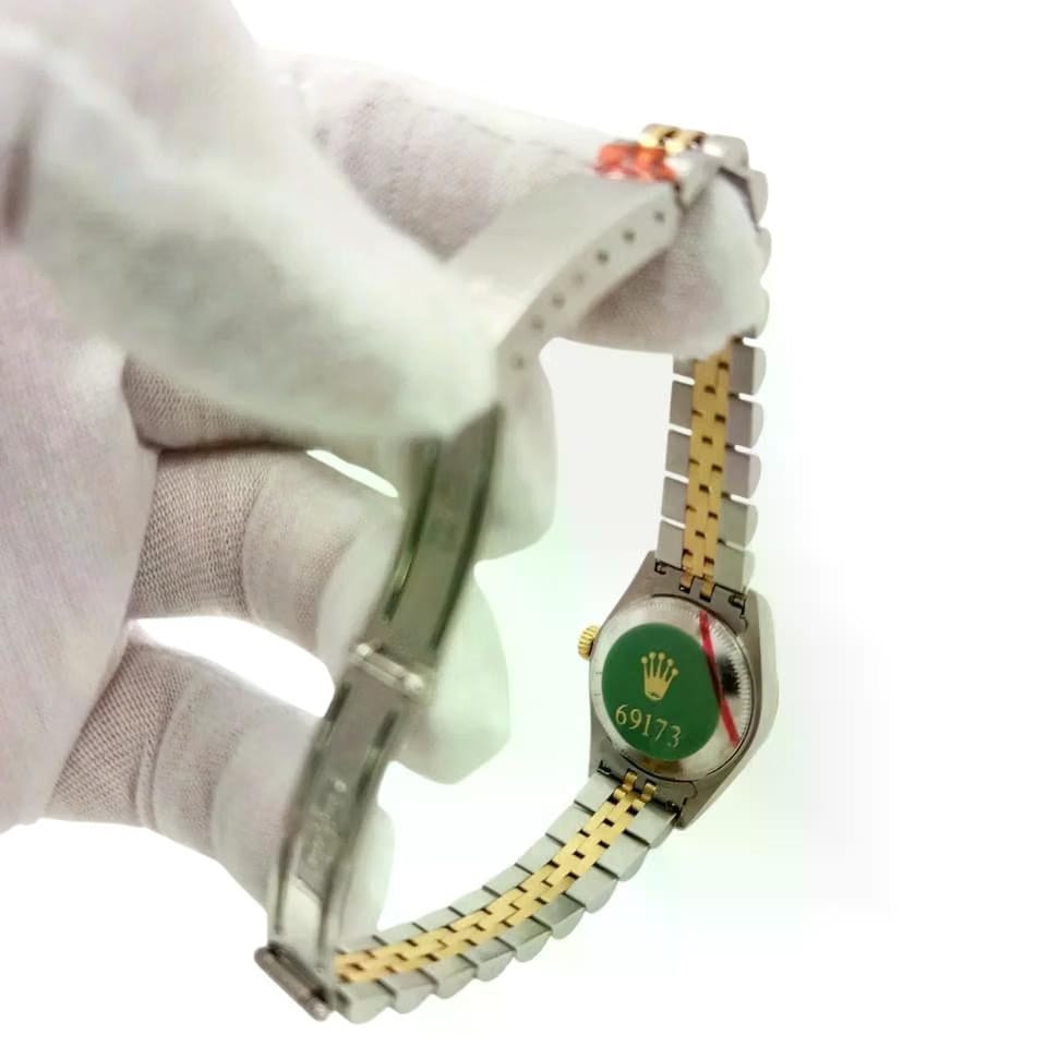 Rolex | Datejust | 69173 | Yellow gold | 26 mm | Gold/Steel | White | Automatic