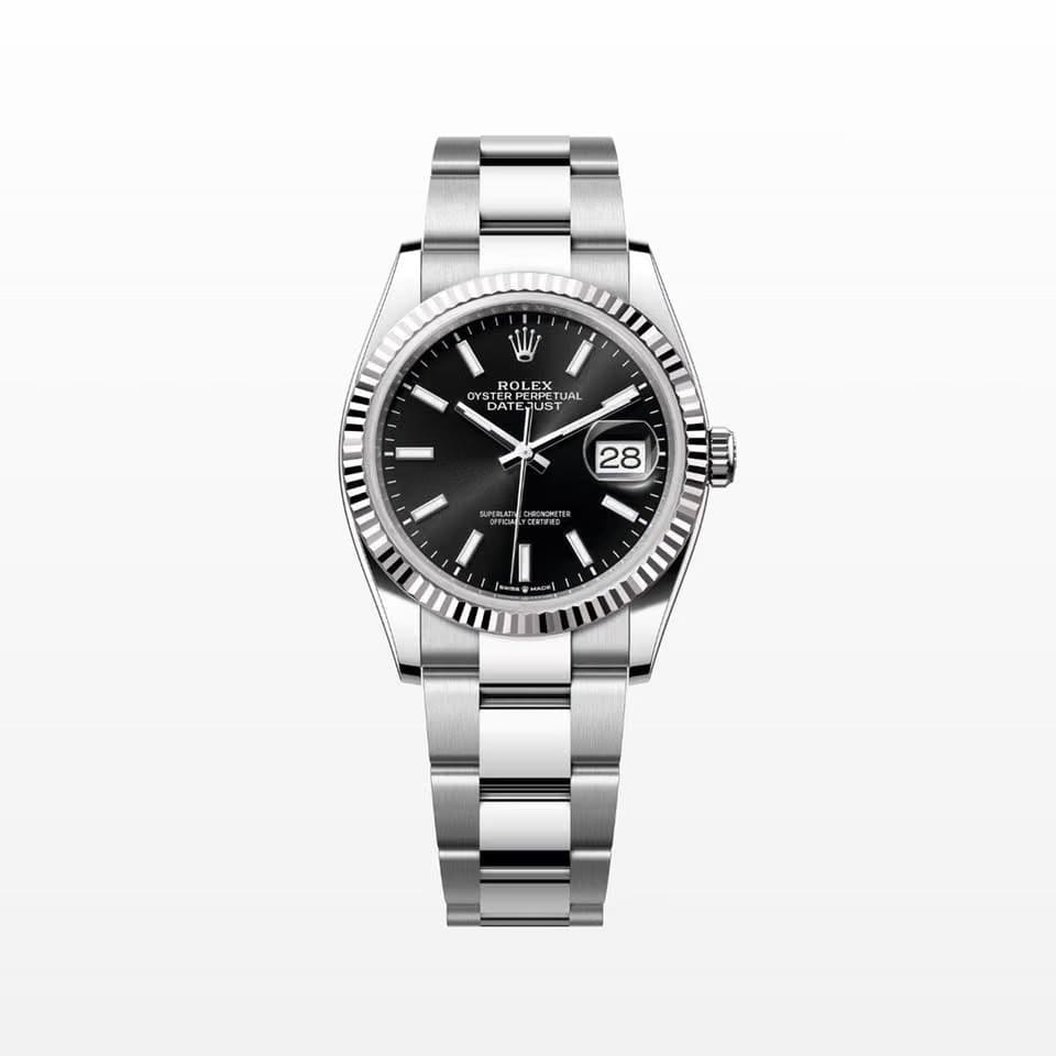 Rolex | Datejust | 126234 | Steel | 36 mm | Steel | Black | Automatic