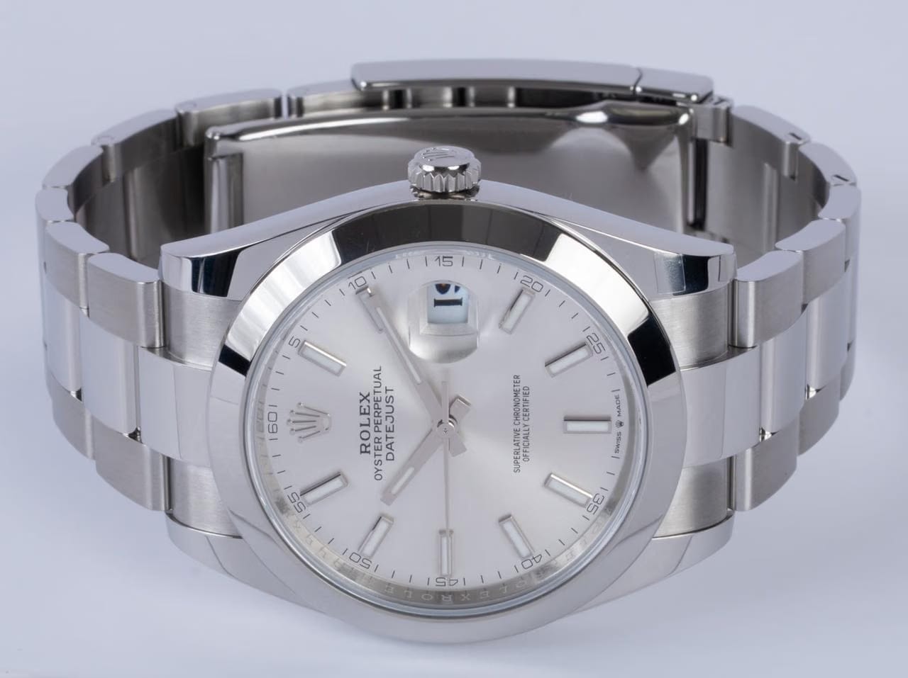 Rolex | Datejust | M126300-0003 | Steel | 41 x 47.5 mm | Steel | Silver | Automatic