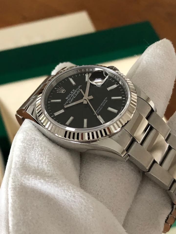 Rolex | Datejust | 126234 | Gold/Steel | 36 mm | Steel | Black | Automatic