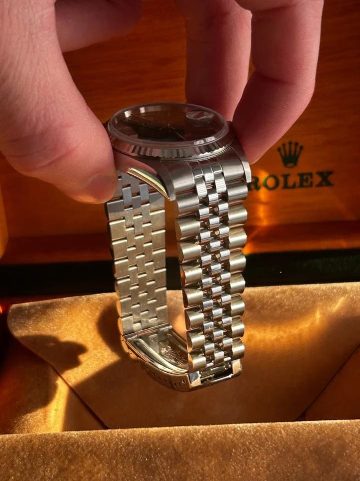 Rolex | Datejust | 16234 | White gold | 36 mm | Steel | Blue | Automatic