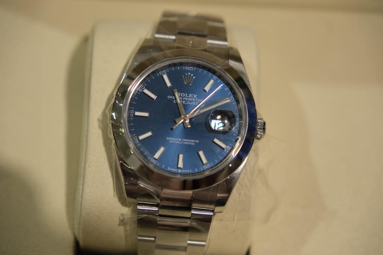 Rolex | Datejust | M126300-0001 | Steel | 41 x 48 mm | Steel | Blue | Automatic