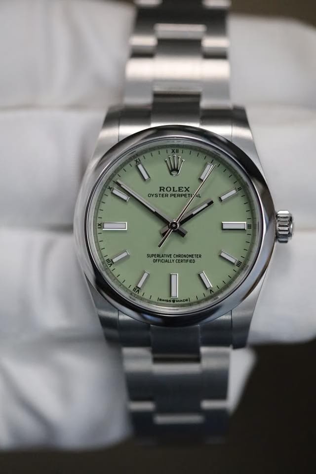 Rolex Oyster Perpetual 34pistache | New 2025