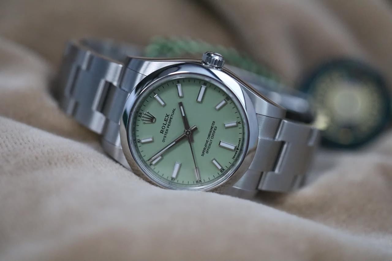 Rolex Oyster Perpetual 34pistache | New 2025