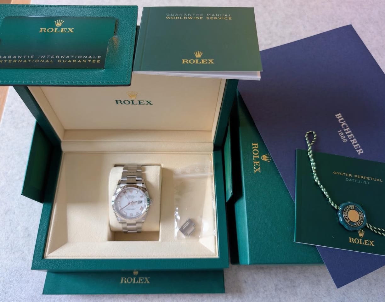 Rolex | Datejust | 126234 | Steel | 36 mm | White gold | White | Automatic