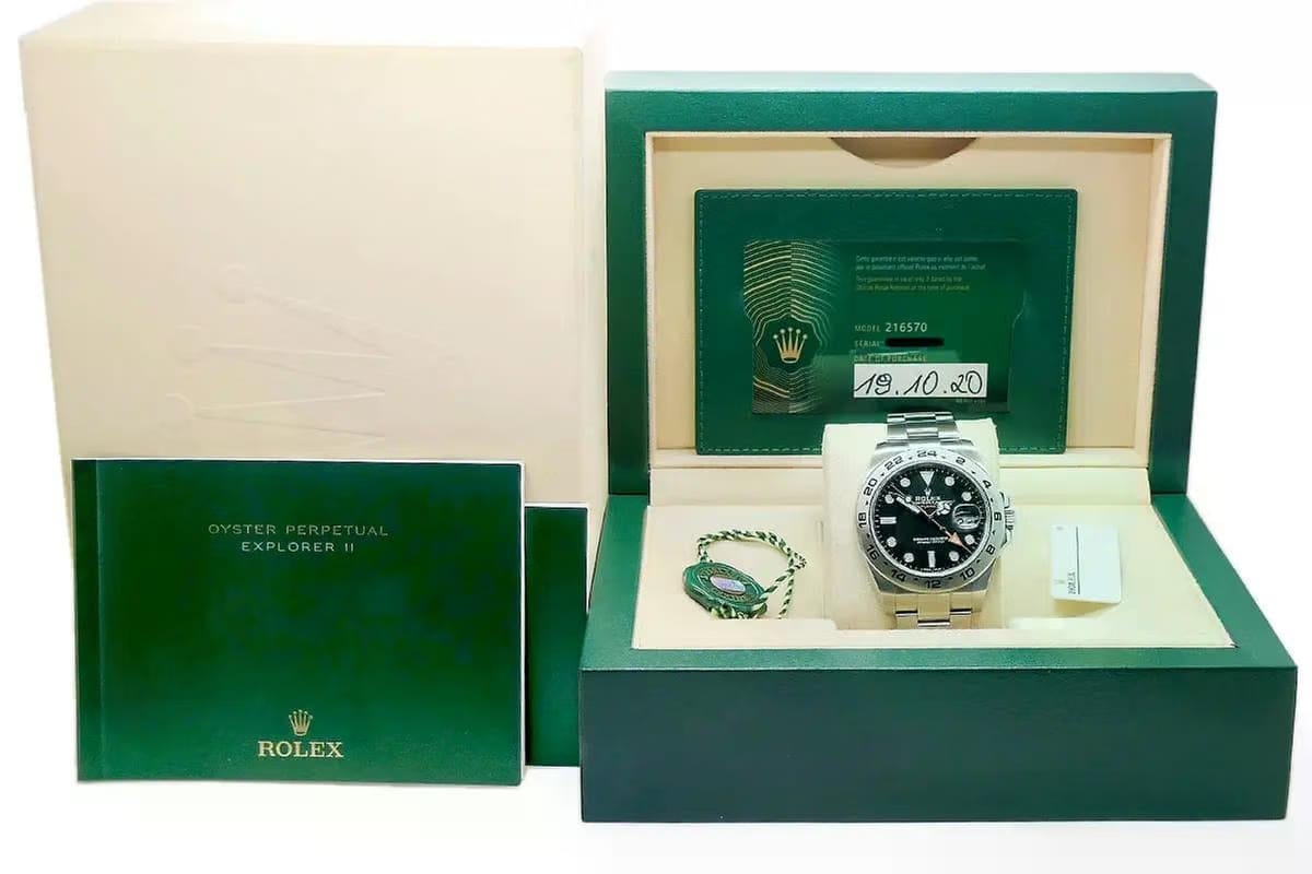 Rolex | Explorer Ii | 216570 | Steel | 40 Mm | Steel | Black | Automatic