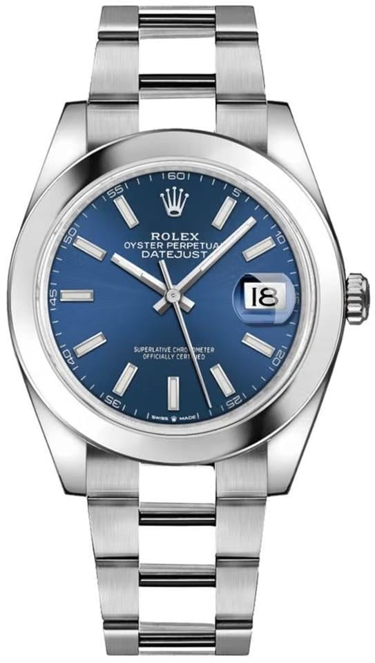 Rolex | Datejust | 126300-0001 | Steel | 41 mm | Steel | Blue | Automatic