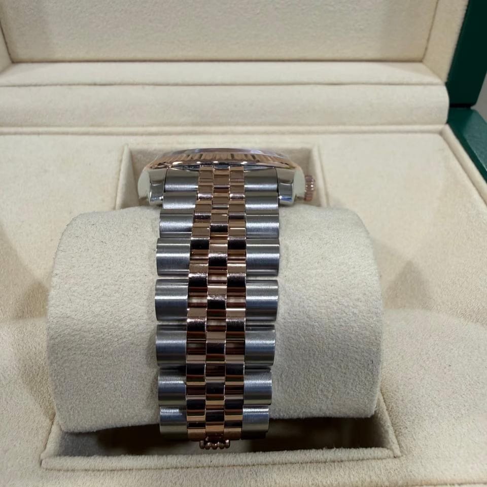 Rolex | Datejust | 116231 | Rose gold | 36 mm | Gold/Steel | Champagne | Automatic