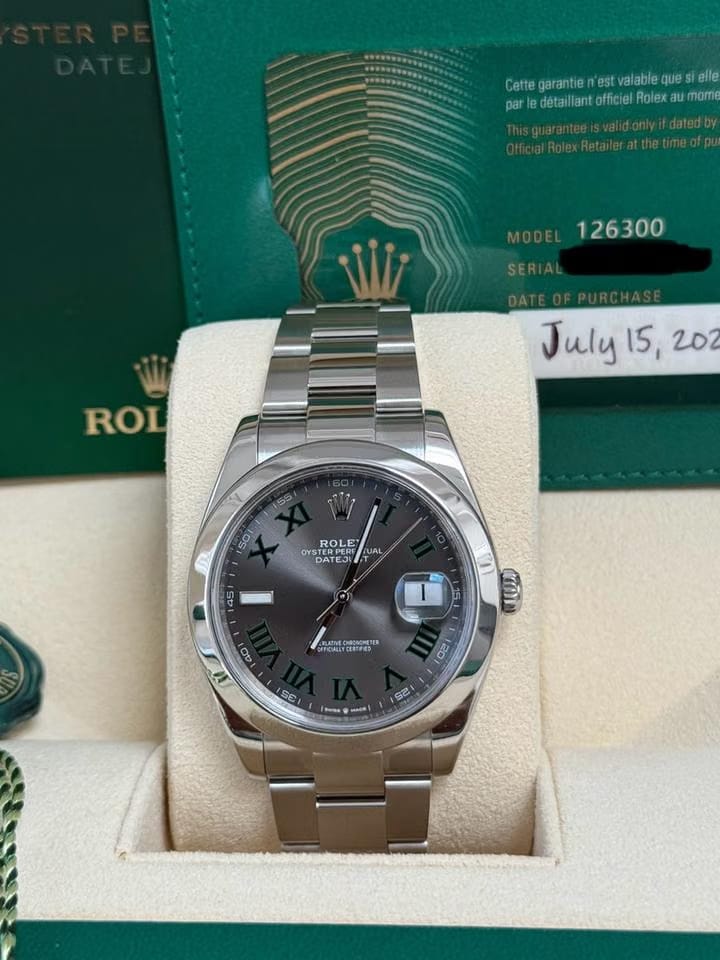 Rolex | Datejust | 126300 | Gold/Steel | 41 x 48 mm | Steel | Blue | Automatic