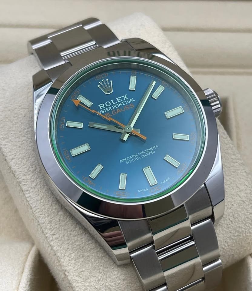 Rolex | Milgauss | 116400GV | Steel | 40 mm | Steel | Blue | Automatic