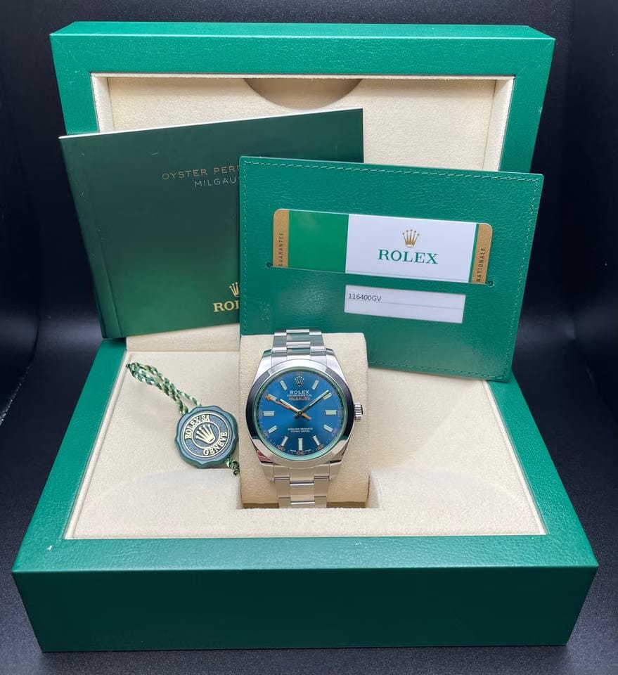 Rolex | Milgauss | 116400GV | Steel | 40 mm | Steel | Blue | Automatic
