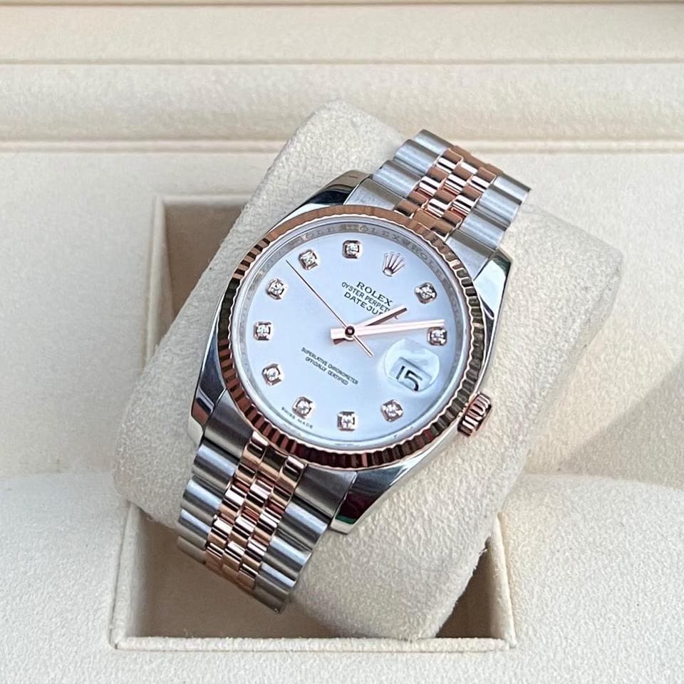 Rolex | Datejust | 116231 | Gold/Steel | 36 mm | Gold/Steel | White | Automatic