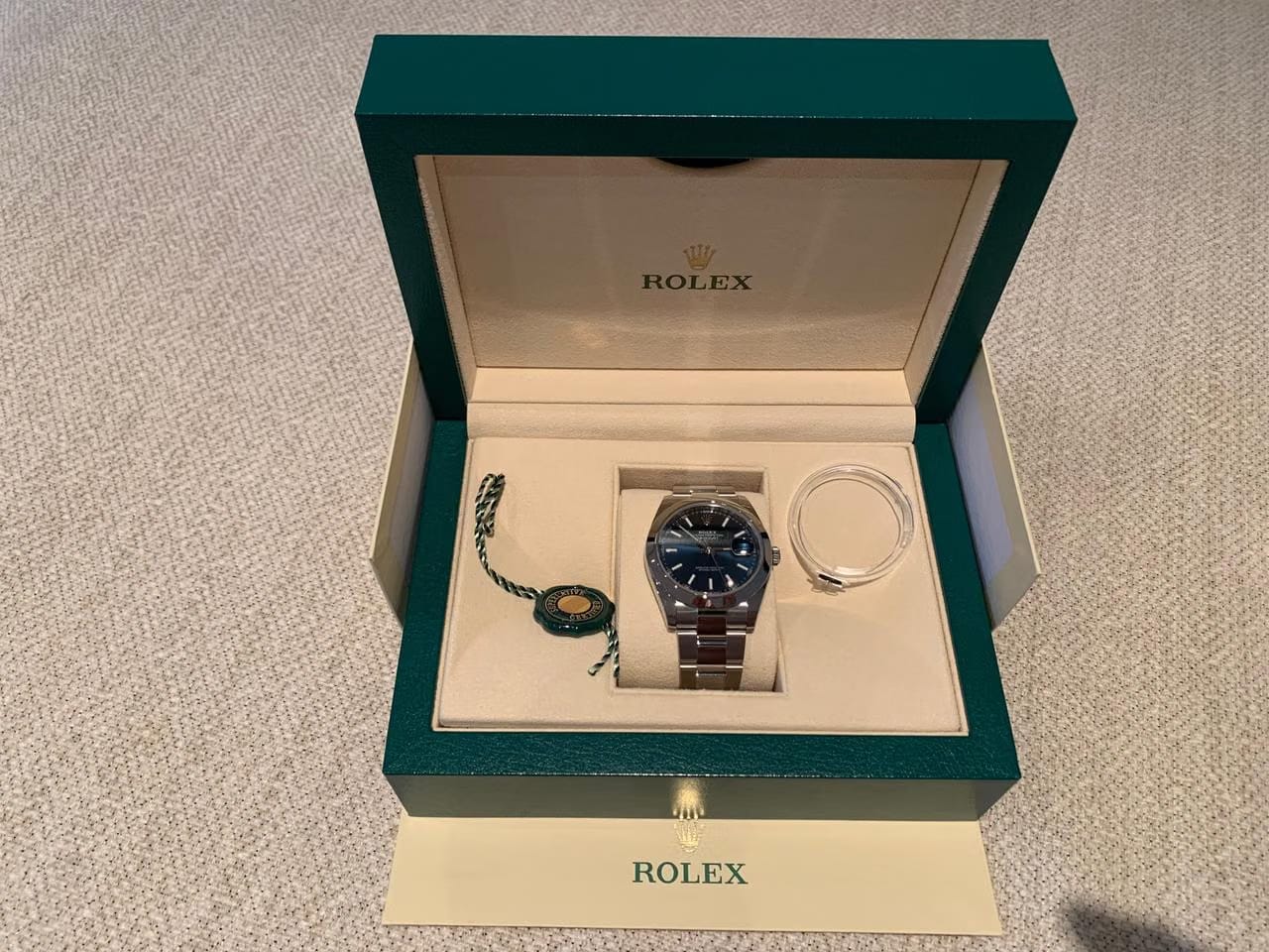 Rolex | Datejust | 126300 | Steel | 41 x 8 mm | Steel | Blue | Automatic