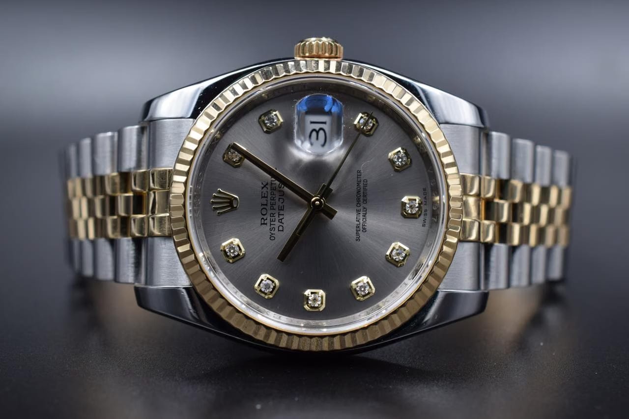 Rolex | Datejust | 116233 | Gold/Steel | 36 mm | Gold/Steel | Silver | Automatic