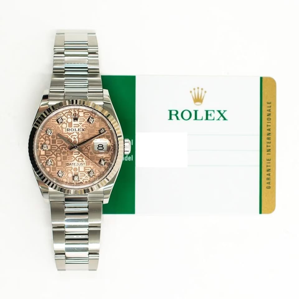 Rolex | Datejust | 126234 | Steel | 36 mm | Steel | Pink | Automatic