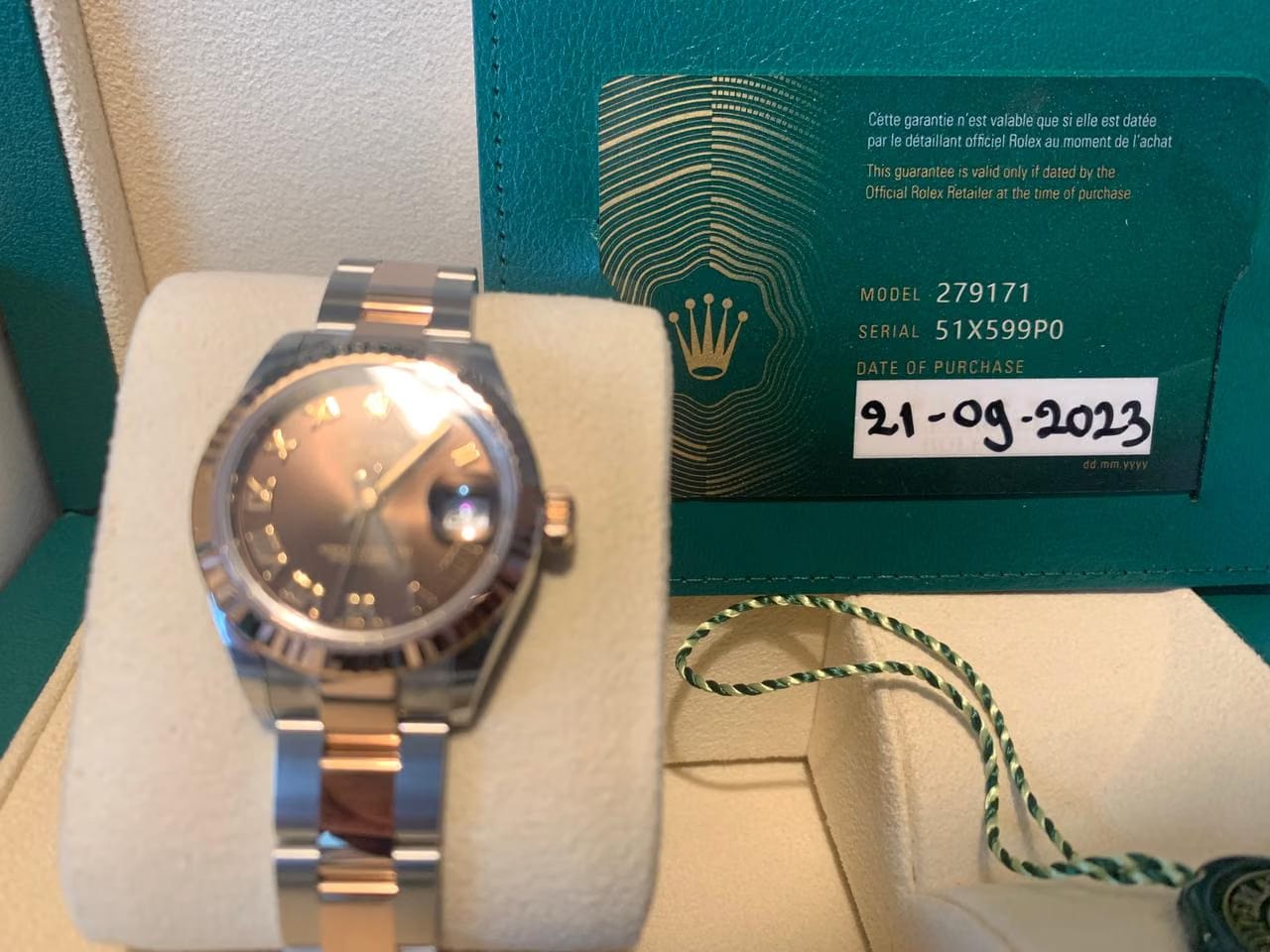 Rolex | Datejust | 279161 | Steel | 28 mm | Gold/Steel | Brown | Automatic