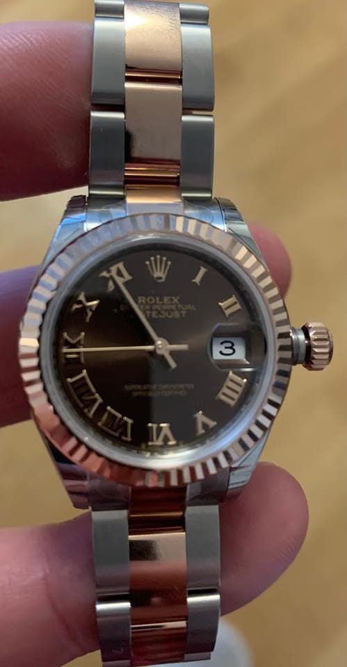 Rolex | Datejust | 279161 | Steel | 28 mm | Gold/Steel | Brown | Automatic