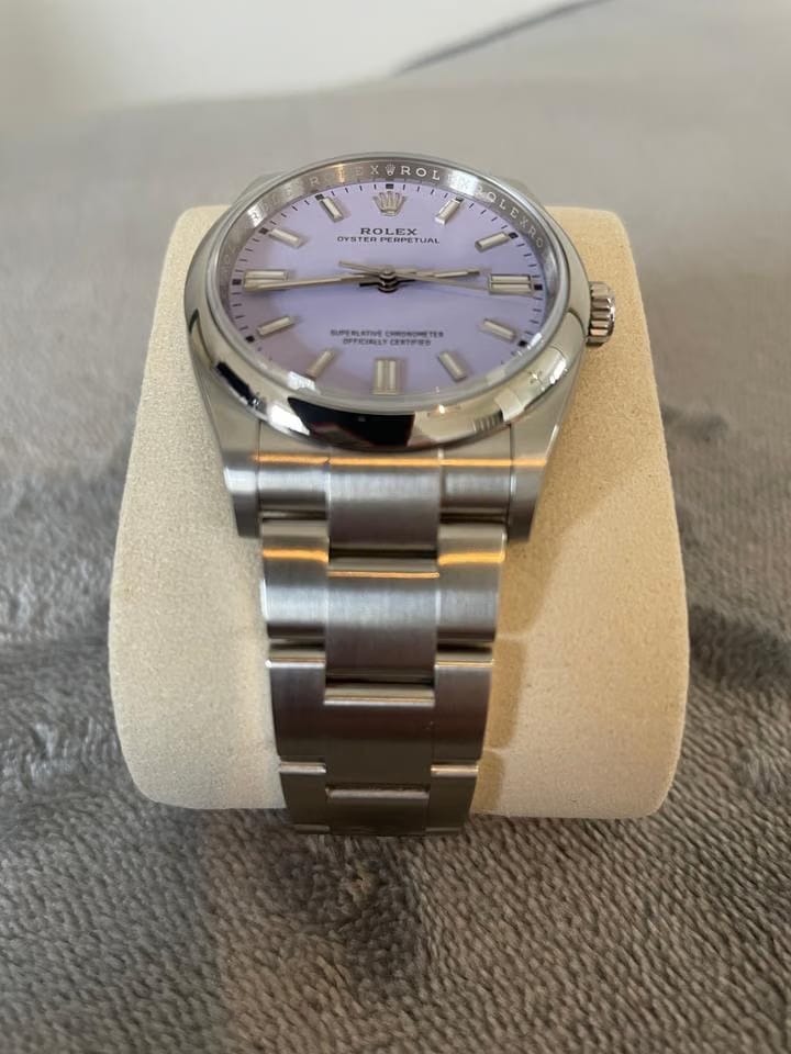 Rolex | Oyster Perpetual | Rolex Oyster Perpetual 36 126000 | Steel | 36 mm | Steel | Purple | Automatic